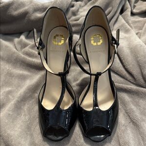Monet Black Patent Leather Heels